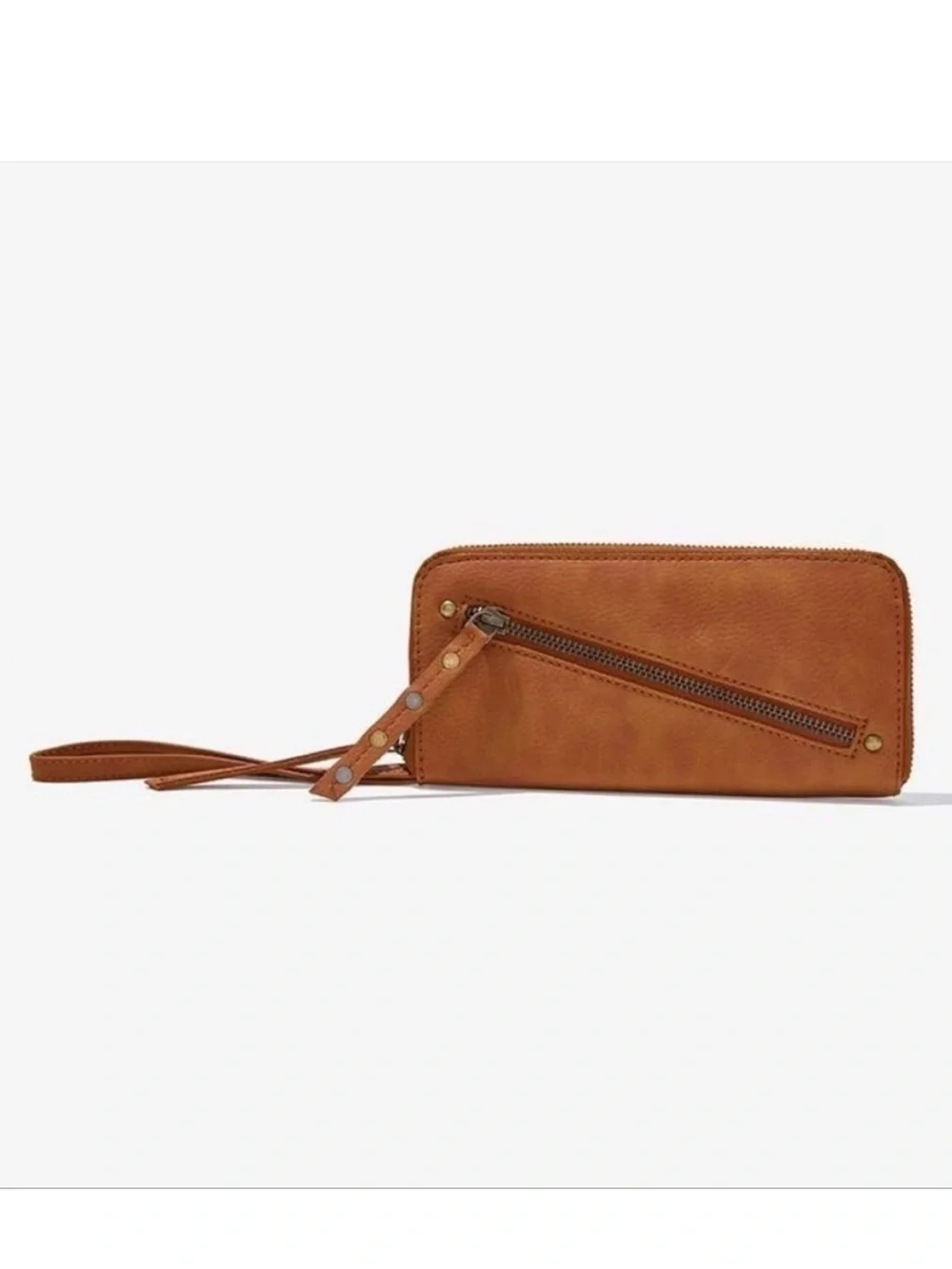 Free People Distressed Vegan Leather Wallet - Picture 9 of 12